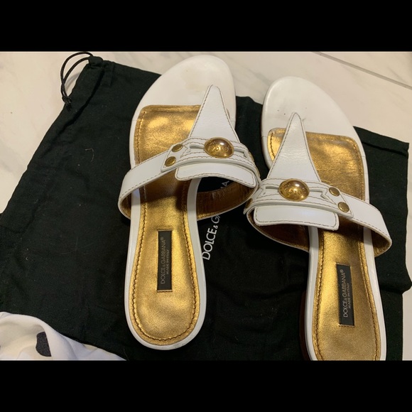 Dolce & Gabbana Shoes - Dolce & Gabbana Metallic sandal